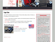 Tablet Screenshot of logolites.com